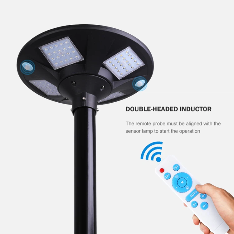 SS02B Έλεγχος αισθητήρα κίνησης UFO Solar Street Light